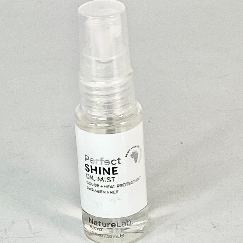 Nature Lab Perfect Shine Oil olor Hair Heat Protectant Travel 1 fl oz 30 ml New